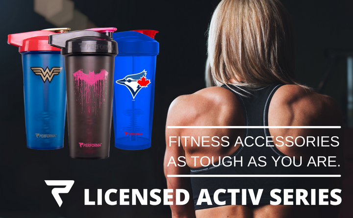 Performa ACTIV DC Comics Batman Protein Shaker Bottle (28oz) – Leak-Free & Durable