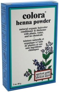 Colora Henna Powder Hair Color – Apricot Gold