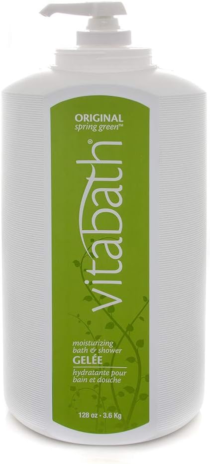 Vitabath Original Spring Green Gallon – Moisturizing Bath & Shower Gelee (128 oz)