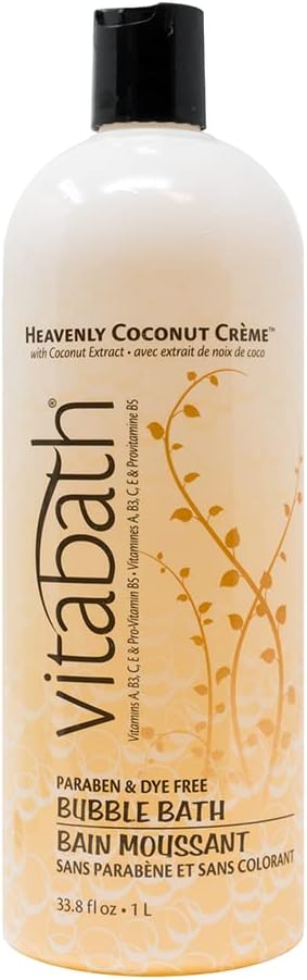 Vitabath Heavenly Coconut Crème Bubble Bath (33.8 fl oz)