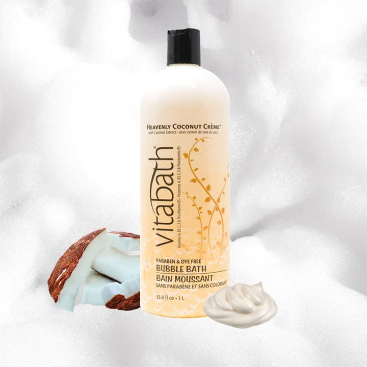 Vitabath Heavenly Coconut Crème Bubble Bath (33.8 fl oz)