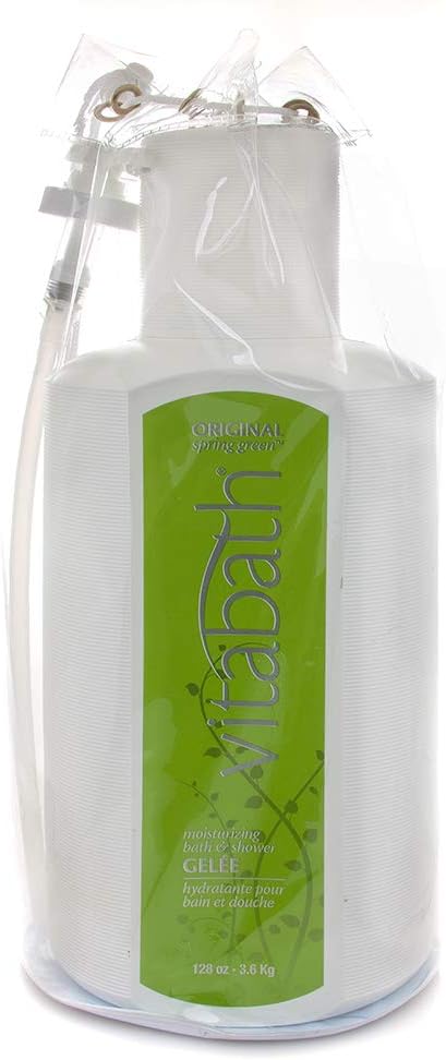 Vitabath Original Spring Green Gallon – Moisturizing Bath & Shower Gelee (128 oz)