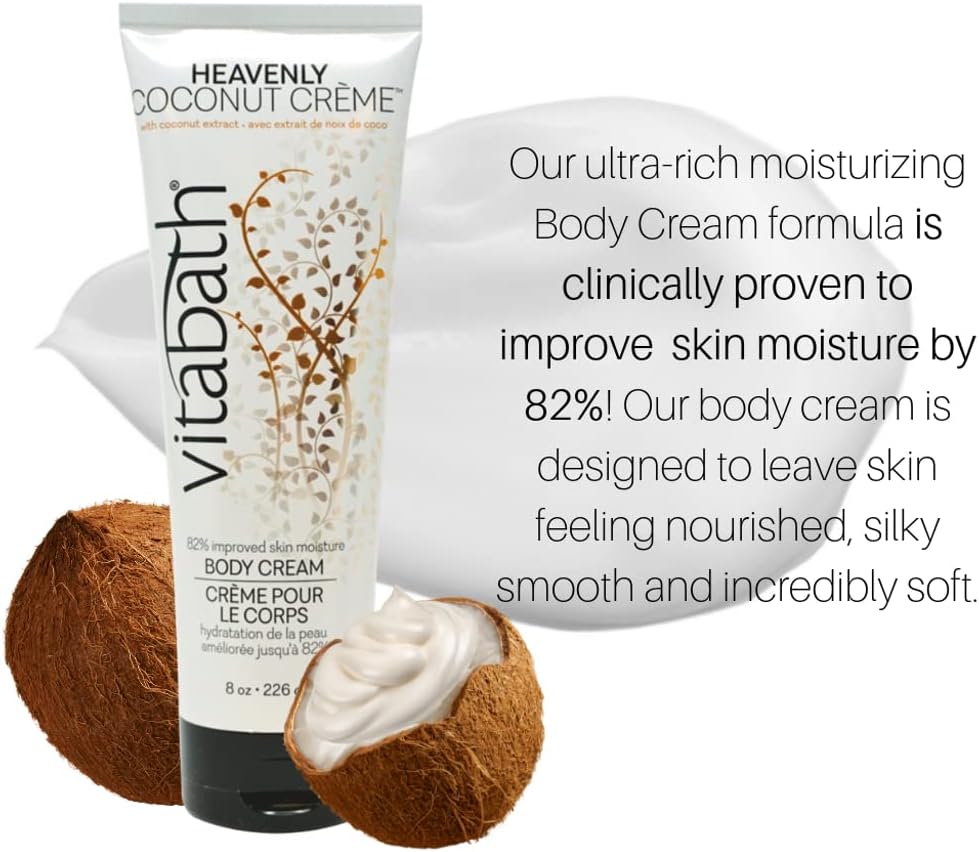 Vitabath Heavenly Coconut Crème Body Cream (8 oz)