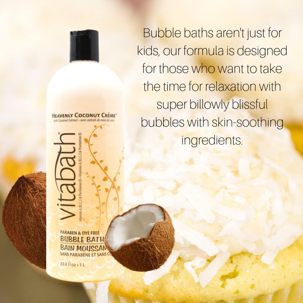 Vitabath Heavenly Coconut Crème Bubble Bath (33.8 fl oz)