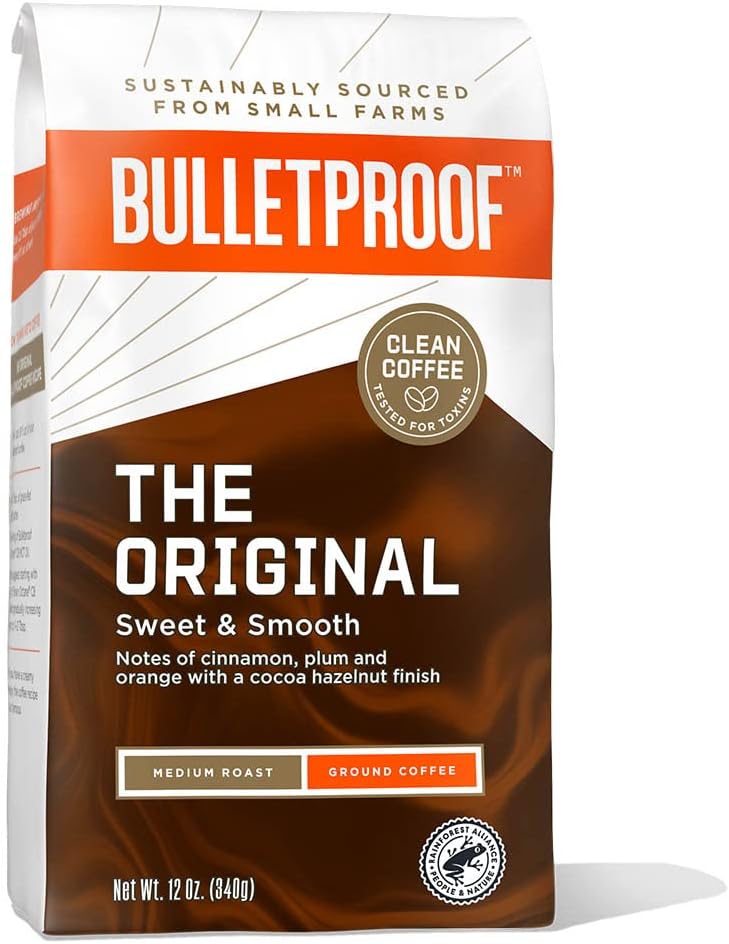 Bulletproof The Original Whole Bean Coffee – Medium Roast, Antioxidant-Rich