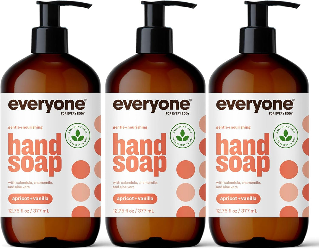 Everyone Hand Soap – Apricot & Vanilla (3-Pack)