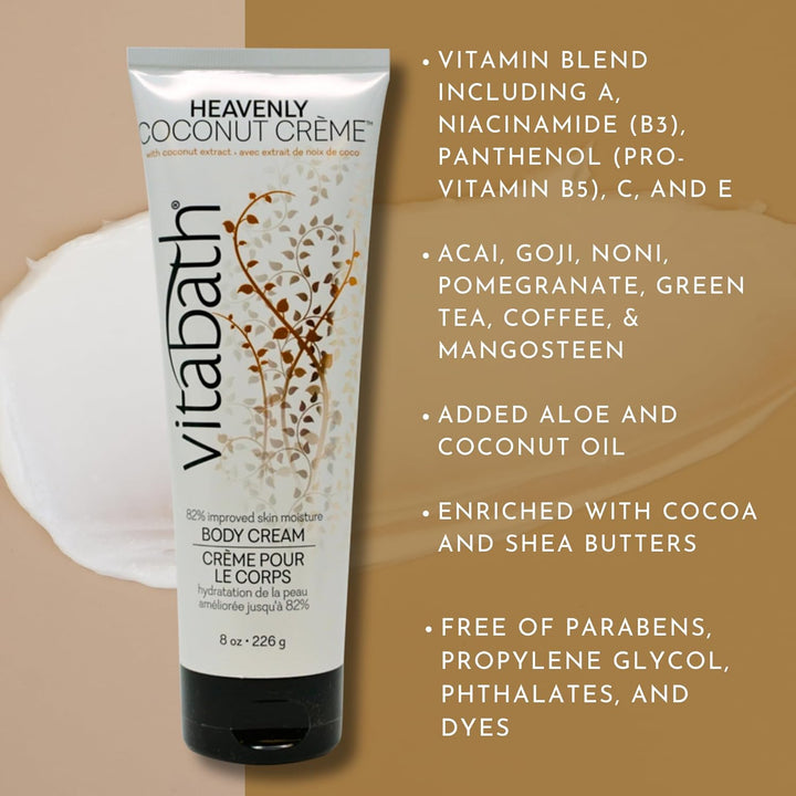 Vitabath Heavenly Coconut Crème Body Cream (8 oz)