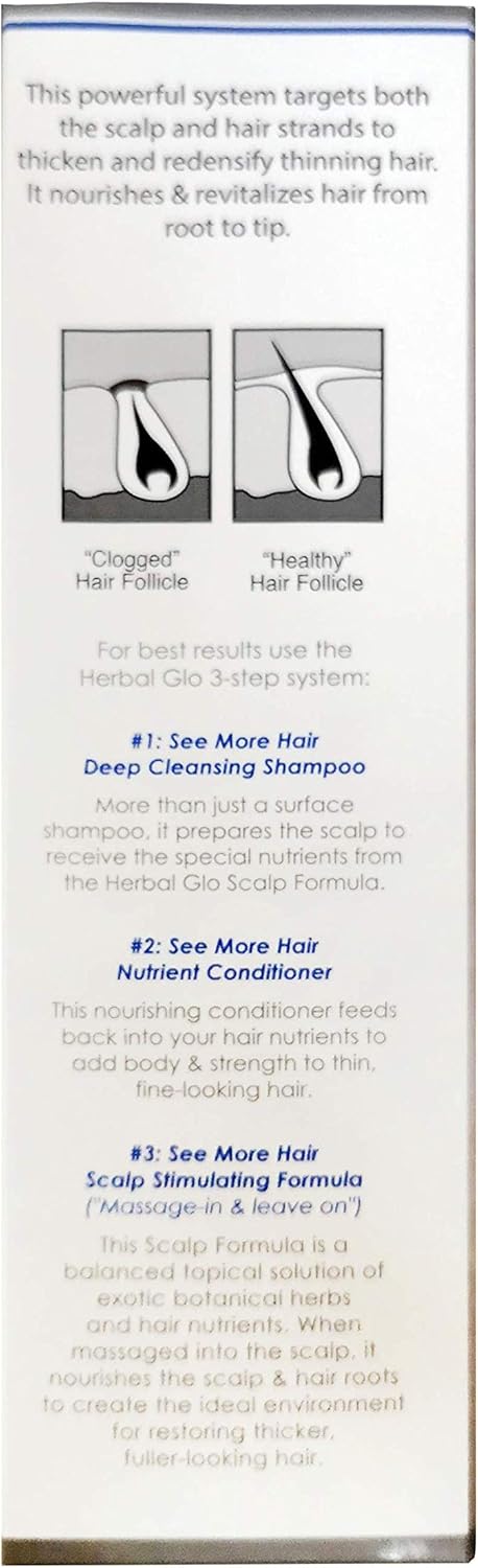 Herbal Glo See More Hair Deep Cleansing Shampoo – Revitalizing Formula for Thin Hair