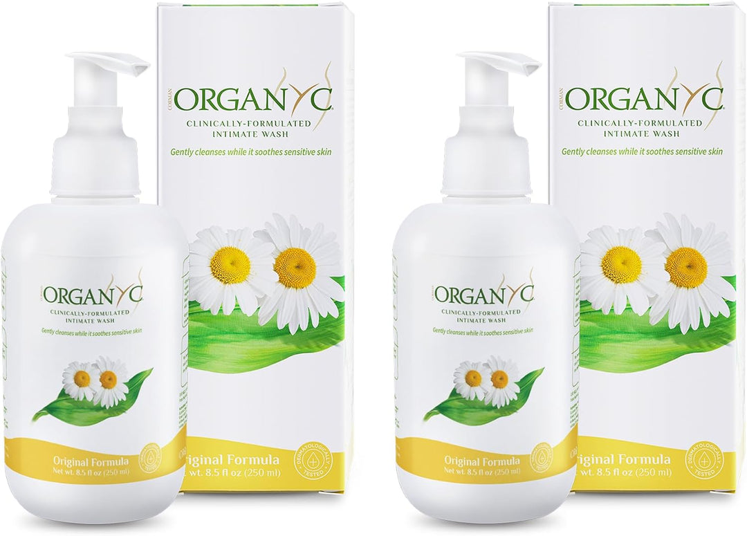 Organyc Feminine Intimate Wash – Chamomile, 8.5 fl oz (2 Pack)