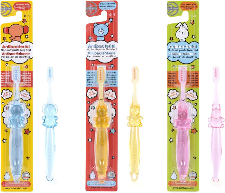 Thera Wise Naturally Antibacterial Children's Toothbrush – 3 Pack (0-5 Years)