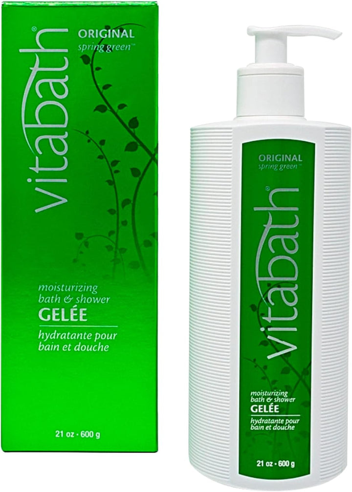 Vitabath Original Spring Green – Moisturizing Bath & Shower Gelee (21 oz)