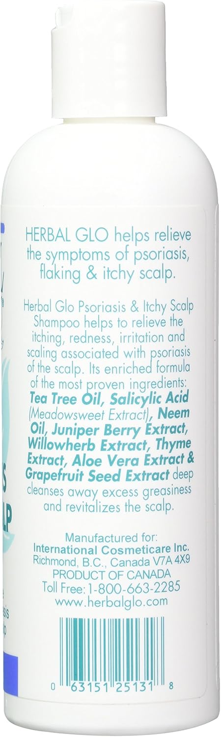 Herbal Glo Psoriasis & Itchy Scalp Shampoo – Soothing, Fast-Acting Relief