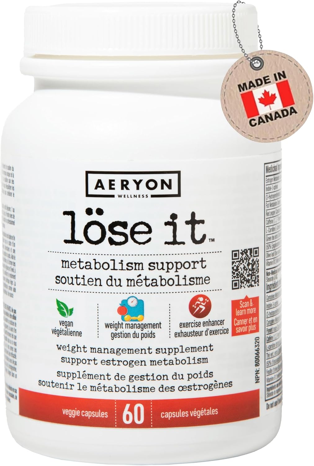 Löse It by Aeryon Wellness – Hormone Balance & Energy Support for Women, 60 Vegan Capsules