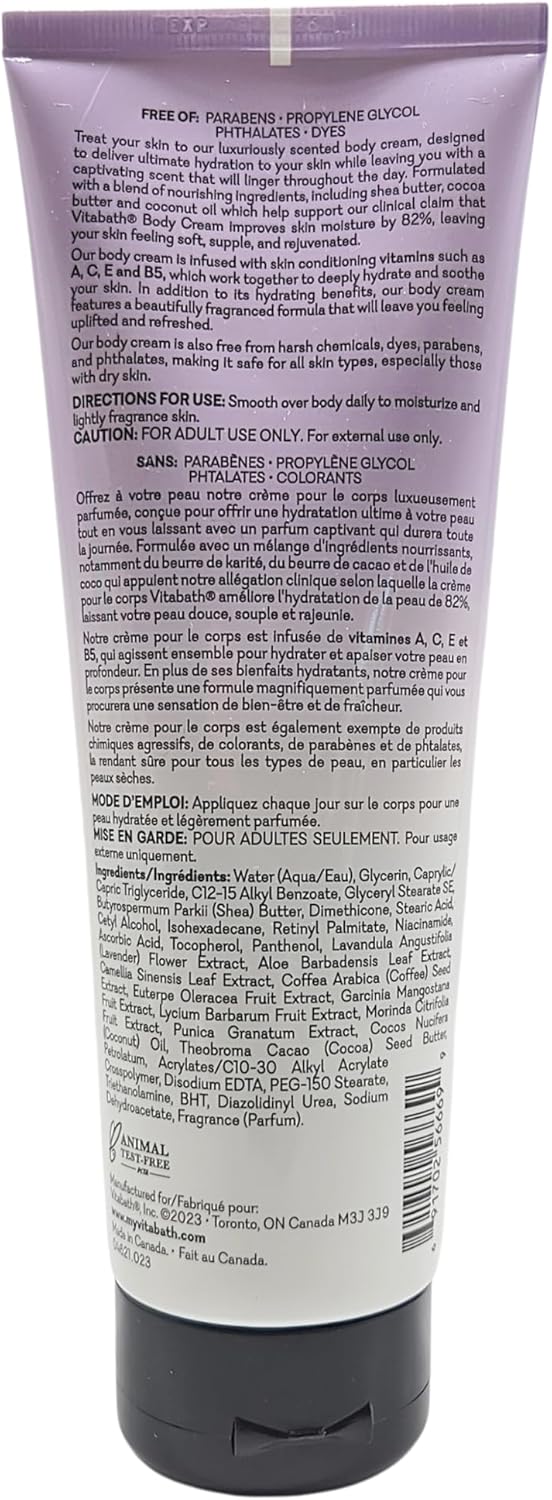 Vitabath Lavender Chamomile Body Cream (8 oz)