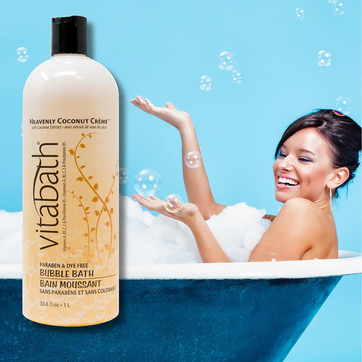 Vitabath Heavenly Coconut Crème Bubble Bath (33.8 fl oz)