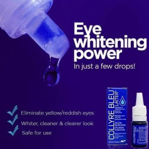 ORIGINAL Collyre Bleu Blue Laiter Eye Drops – 10ml Same Formula